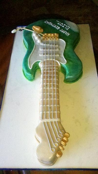 Guitar Birthday Cake - Cake by Loretta