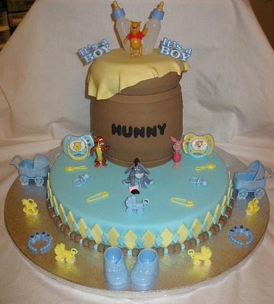 Winnie Pooh Baby Shower - Cake by DoobieAlexander