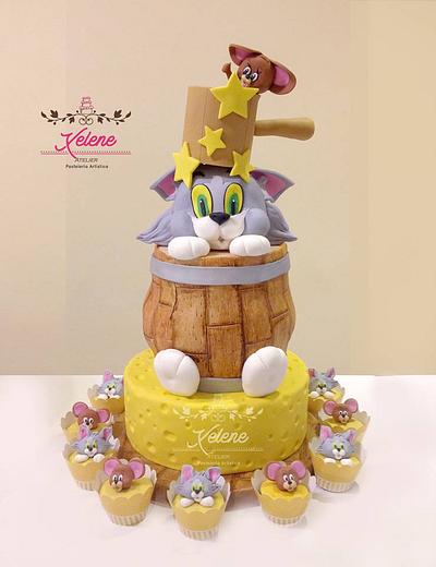Tom and Jerry - Cake by Xelene Atelier