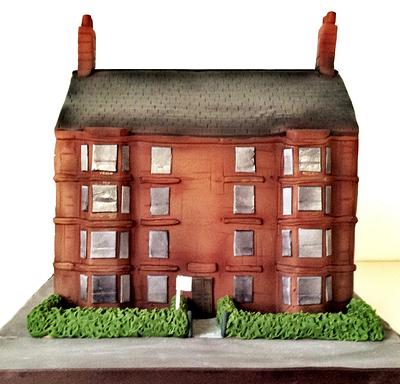 Glasgow tenement block - Cake by Happyhills Cakes