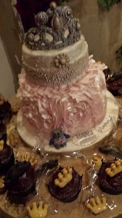 Tiara Birthday cake - Cake by Sally