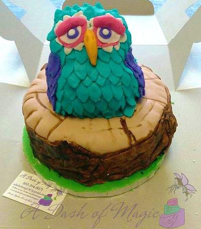 Owl go home with you - Cake by A Dash of Magic