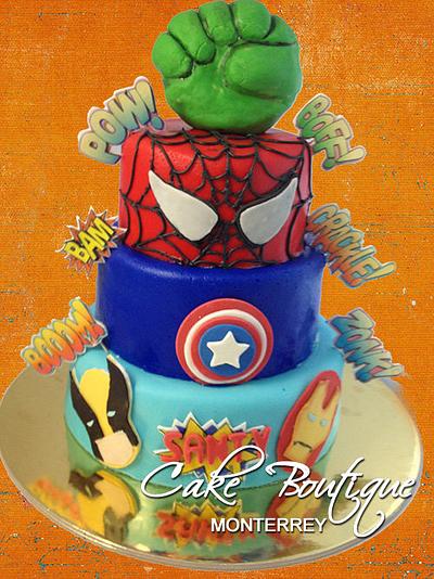 Super Heroes - Cake by Cake Boutique Monterrey