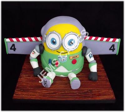 Buzz Lightyear minion - Cake by Cakemaker1965
