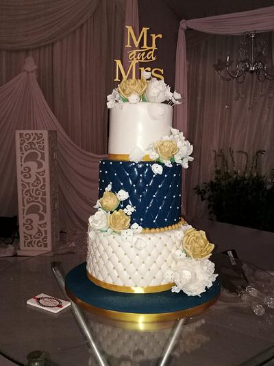 3 Tier Wedding Cake - Cake by Unique Designer Cakes