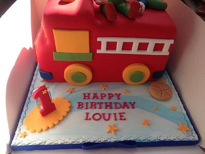 Fire engine - Cake by scc