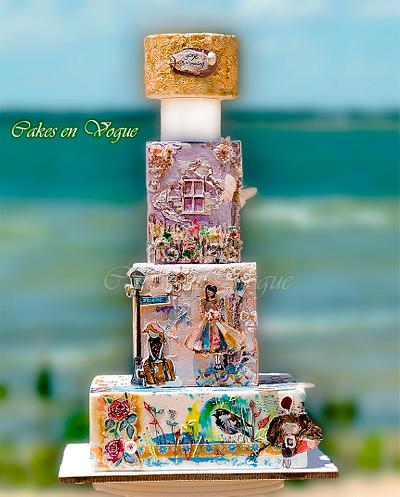 Summer Holiday scrapbook story. - Cake by Cakes en Vogue