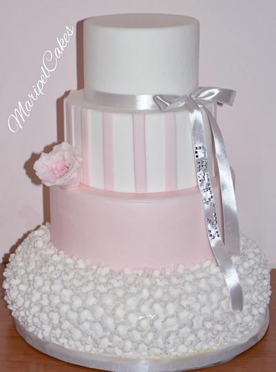 Pink Cake - Cake by MaripelCakes