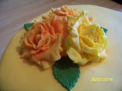 Roses. - Cake by Agnieszka