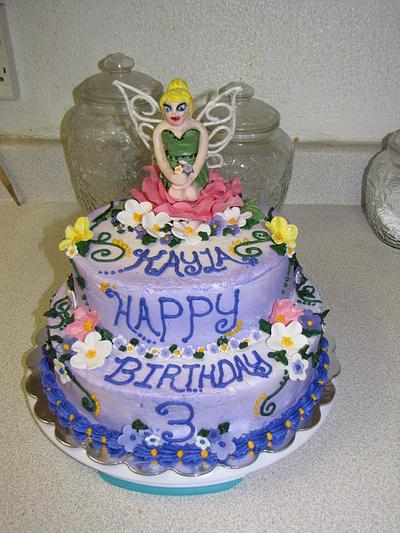 TinkerBell Cake for Kayla - Cake by Yvonne Hutchens