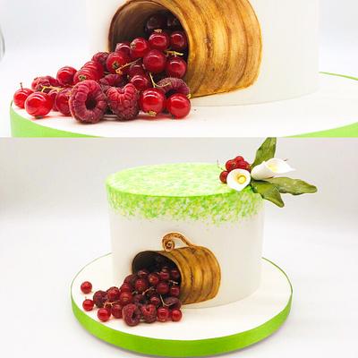 Cake illusion  - Cake by Cindy Sauvage 