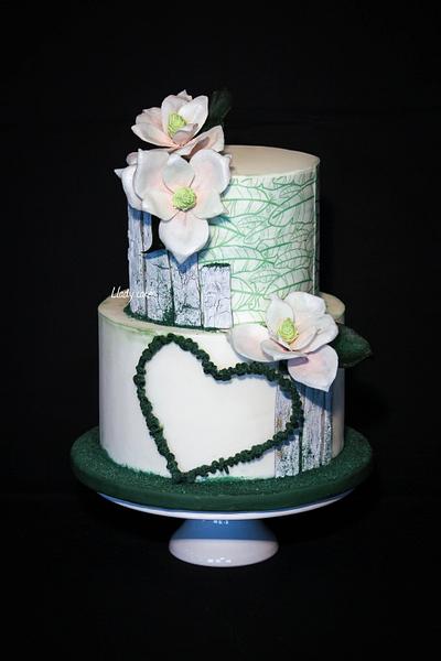 Wafer paper flowers - Cake by Llady