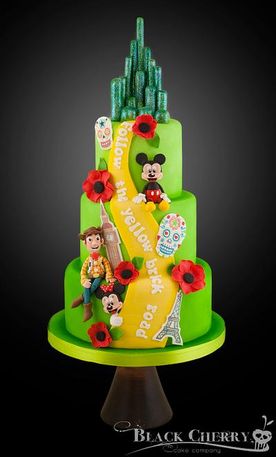 Follow Your Yellow Brick Road - Cake by Little Cherry