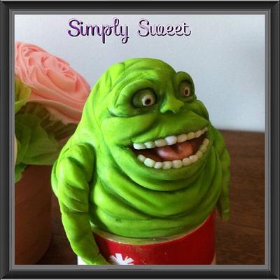 Slimer from ghost busters - Cake by Simplysweetcakes1