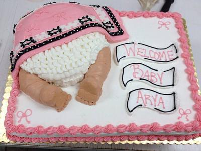 Baby Butt Cake - Cake by Sharon Stoffers