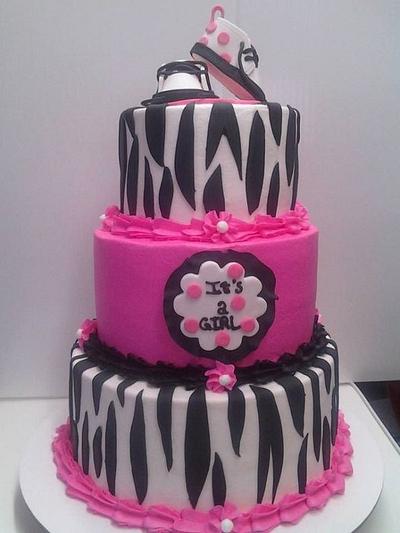 its a girl - Cake by thomas mclure