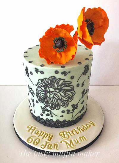 poppy cake  - Cake by Andrea 
