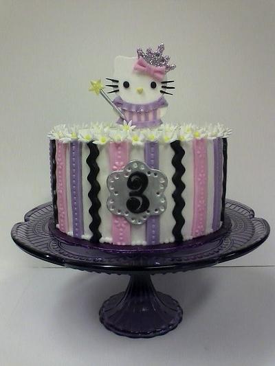 Princess Hello Kittty - Cake by Cheryl's Creative Cakery