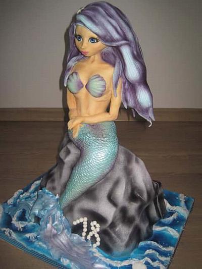 Mermaid - 3D cake - Cake by Eliska