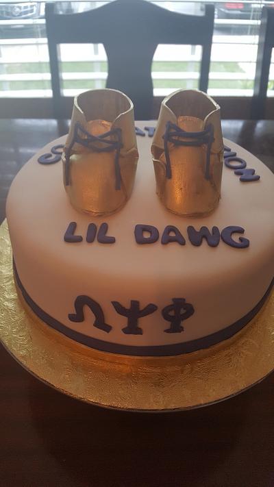 Lil Dawg baby shower  - Cake by Pam1727