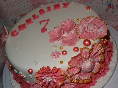 pretty in pink  :-)  - Cake by mimiscakehaven