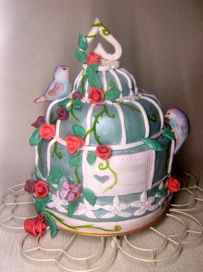 Birdcage Cake - Cake by Jen McK Evans