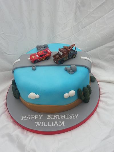 Cars themed birthday cake - Cake by Topperscakes