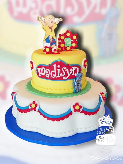 Caillou 2nd birthday - Cake by FaithfullyCakes