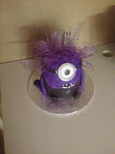 purple minion - Cake by mommychef
