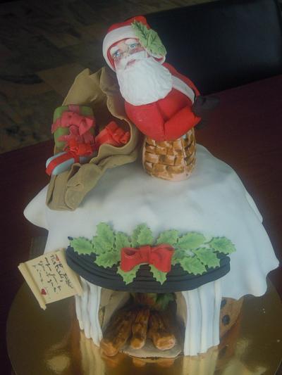 My paunchy Santa - Cake by Caterina Fabrizi