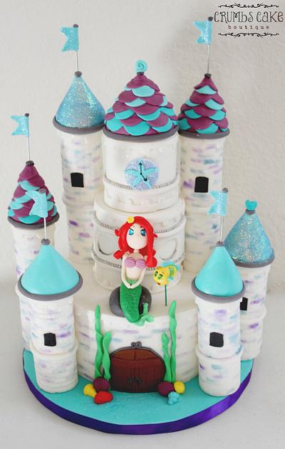 Ariel's Castle - Cake by Crumbs Cake Boutique