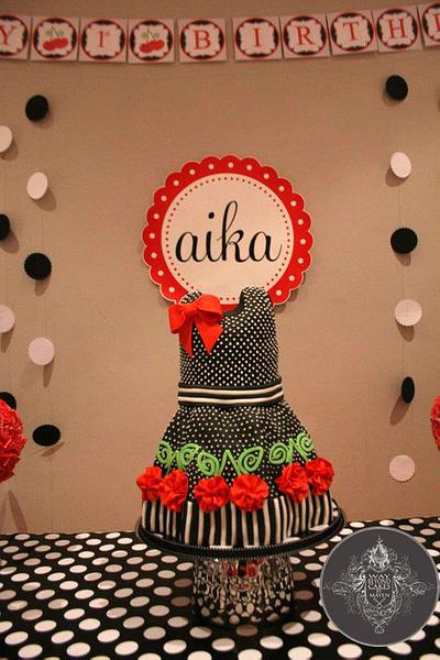 Dress Themed Birthday Cake for my daughter - Cake by Mayen Orido
