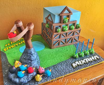 Angry birds cake  - Cake by Mania M. - CandymaniaC