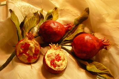 pomagranates - Cake by gail
