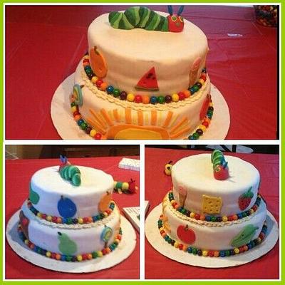 The Very Hungry Caterpillar - Cake by Bobbie84
