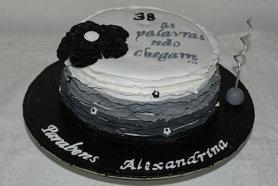 Black and white - Cake by Lia Russo