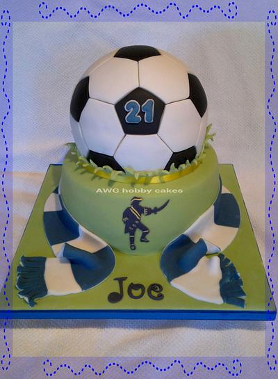 Bristol Rovers for Joe - Cake by AWG Hobby Cakes