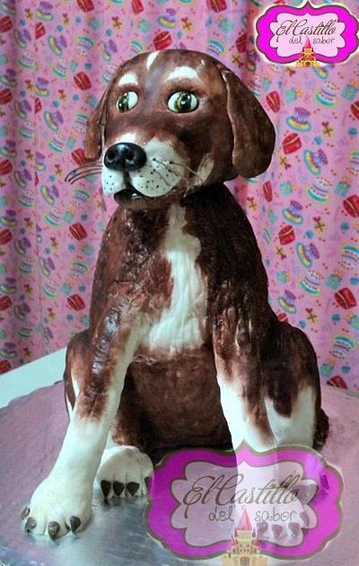 pastel "perro" 3D - Cake by ElCastillodelSabor