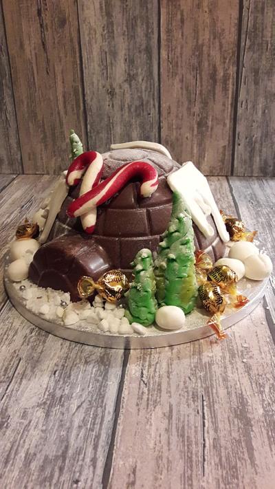 Sweet chocolate christmas house - Cake by Pien Punt