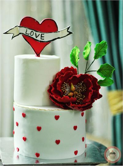 Quirky Love - Cake by Lakhan Bhounsle