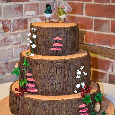 Woodland Wedding Cake - Cake by Amanda Macleod