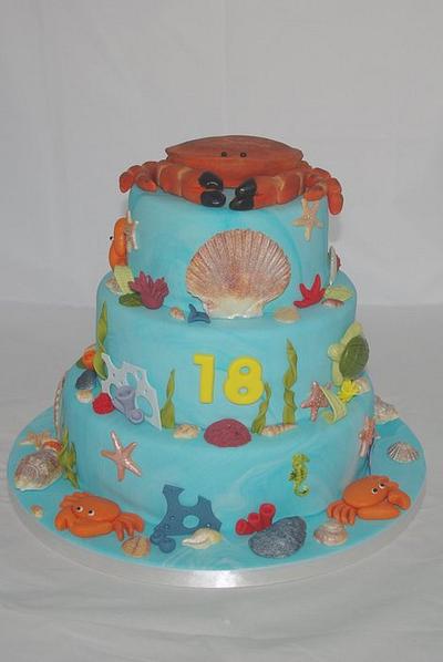 Under the sea cake - Cake by Rachel Capstick