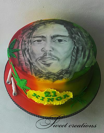 Bob Marley cake - Cake by Ania - Sweet creations by Ania