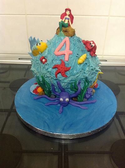 Ariel under the sea! - Cake by JennieDimples