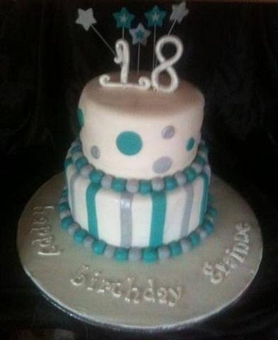 18th Birthday Cake - Cake by Lisa sweeney 
