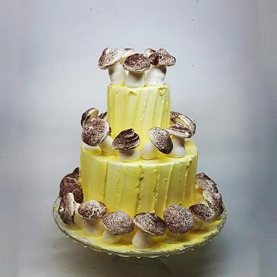 Autumnal cake With mushrooms - Cake by rosa castiello