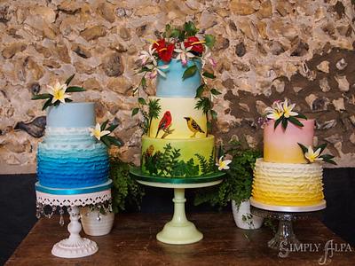 Trio of Tropical Cakes - Cake by Alpa Boll - Simply Alpa