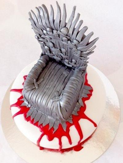 Game of Thrones - Iron Throne - Cake by Ana González 