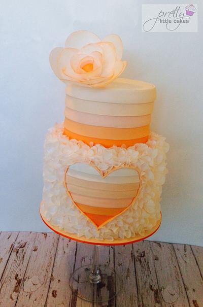 Wafer love xx - Cake by Rachel.... Pretty little cakes x
