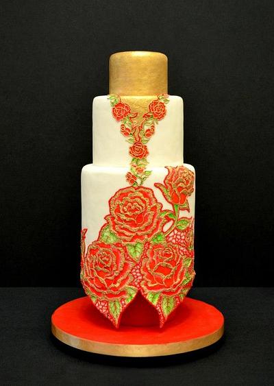 Rose - Cake by Kelvin Chua